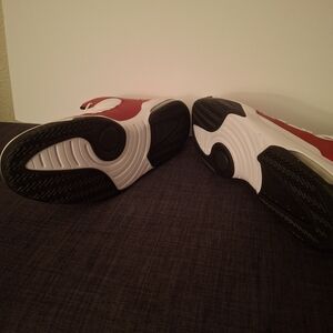 Nike Red and White Men's Sneakers